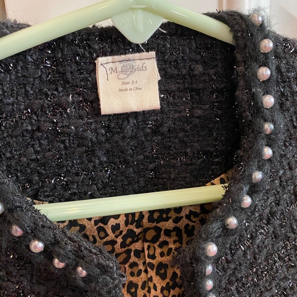 Girls Boucle Jacket - Picture 2 of 2